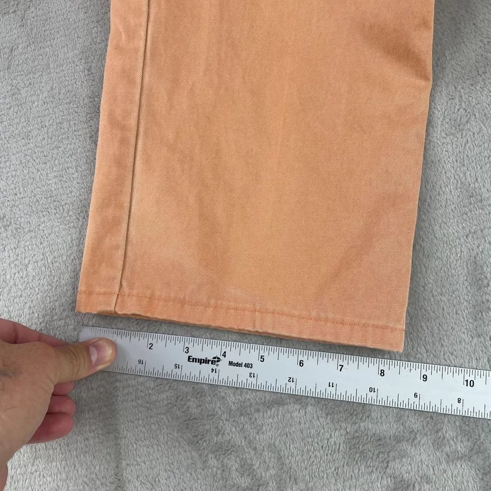 Peter Millar Crown Crafted Pants Men‎ 34x33 Faded Orange Chino Golf Casual Pima
